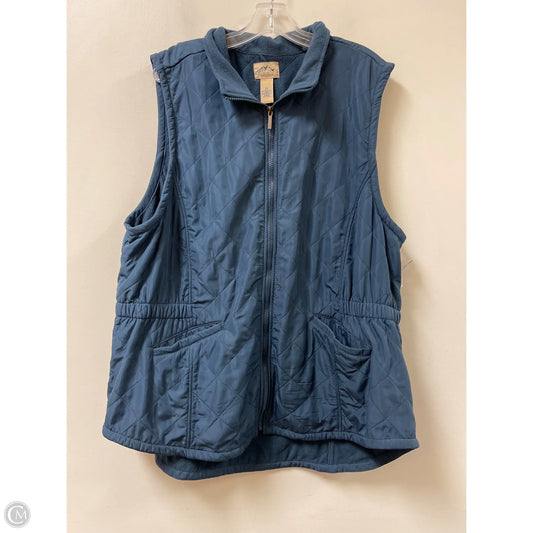 Vest Puffer & Quilted By Clothes Mentor In Blue, Size: 2x