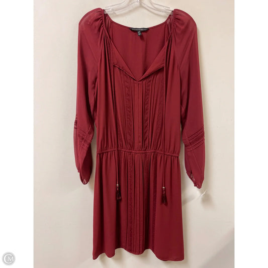 Dress Casual Short By White House Black Market In Red, Size: M