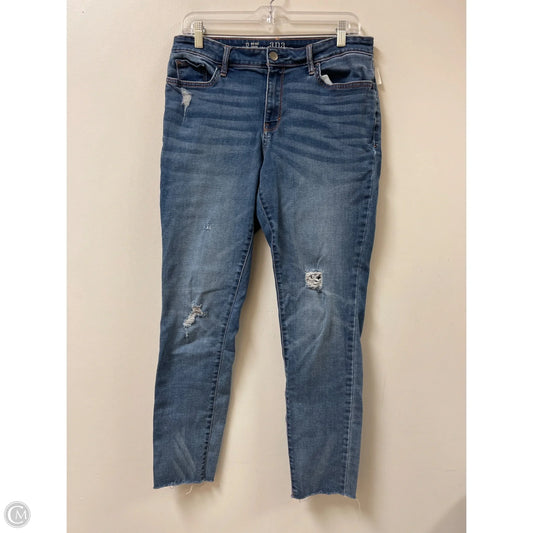 Jeans Skinny By Ana In Blue Denim, Size: 12