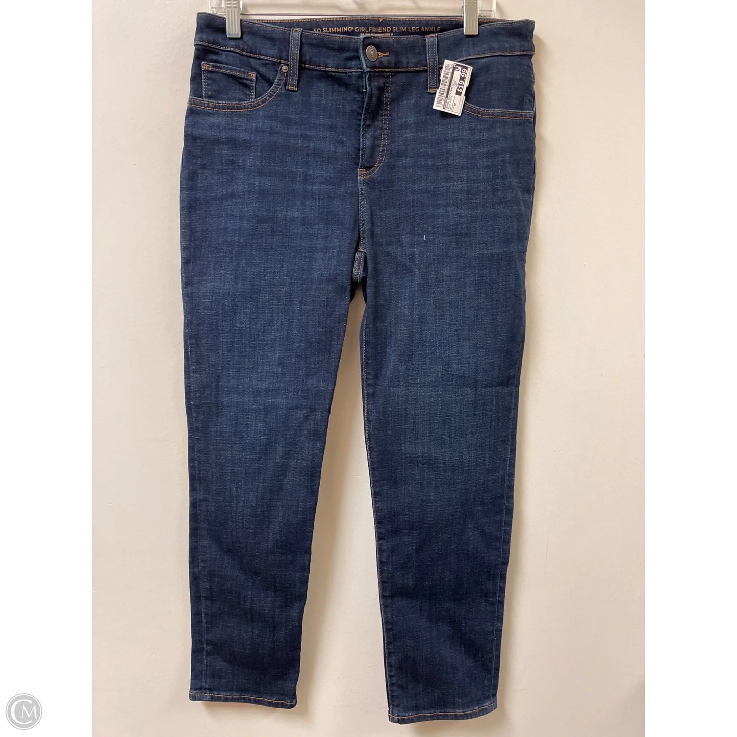 Jeans Boyfriend By Chicos In Blue Denim, Size: 8p