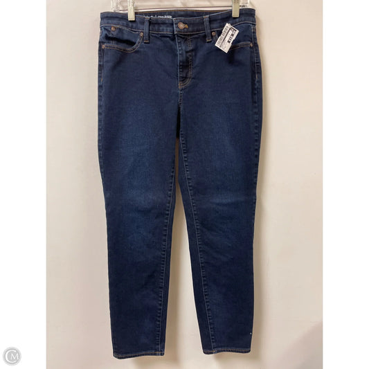 Jeans Skinny By Talbots In Blue Denim, Size: 8
