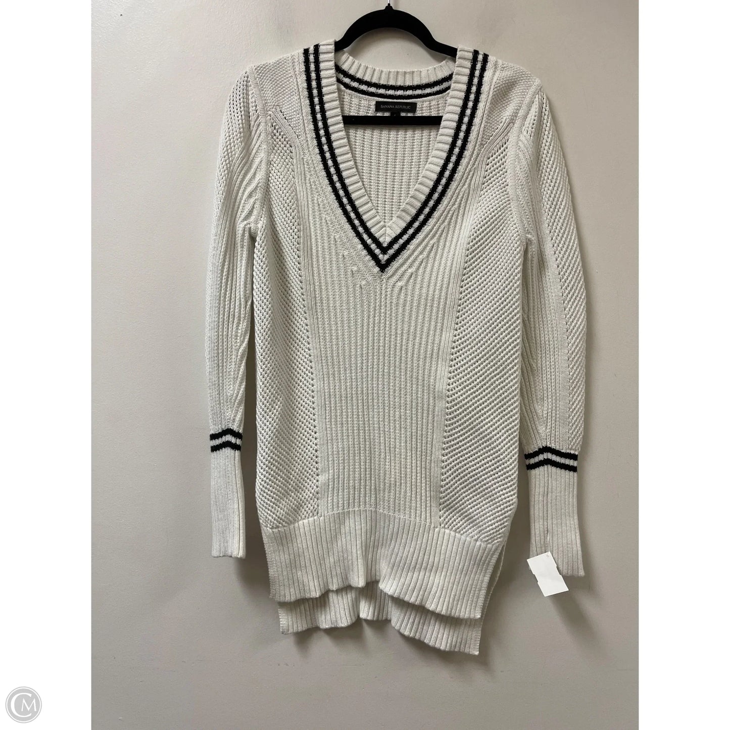 Sweater By Banana Republic In White, Size: S