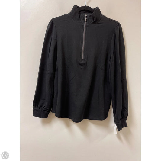 Sweatshirt Collar By Chicos In Black, Size: L