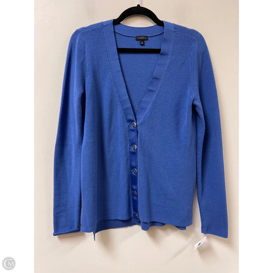 Sweater Cardigan By Talbots In Blue, Size: S