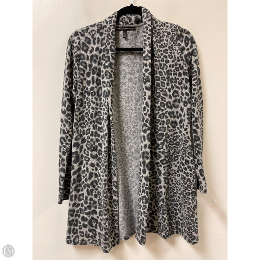 Sweater Cardigan By White House Black Market In Animal Print, Size: S