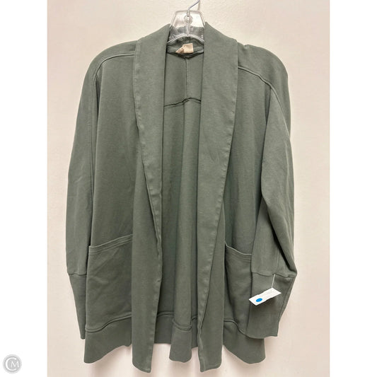 Sweater Cardigan By Pact In Green, Size: Xs