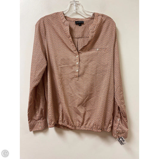 Top Long Sleeve By Limited In Black & Orange, Size: M