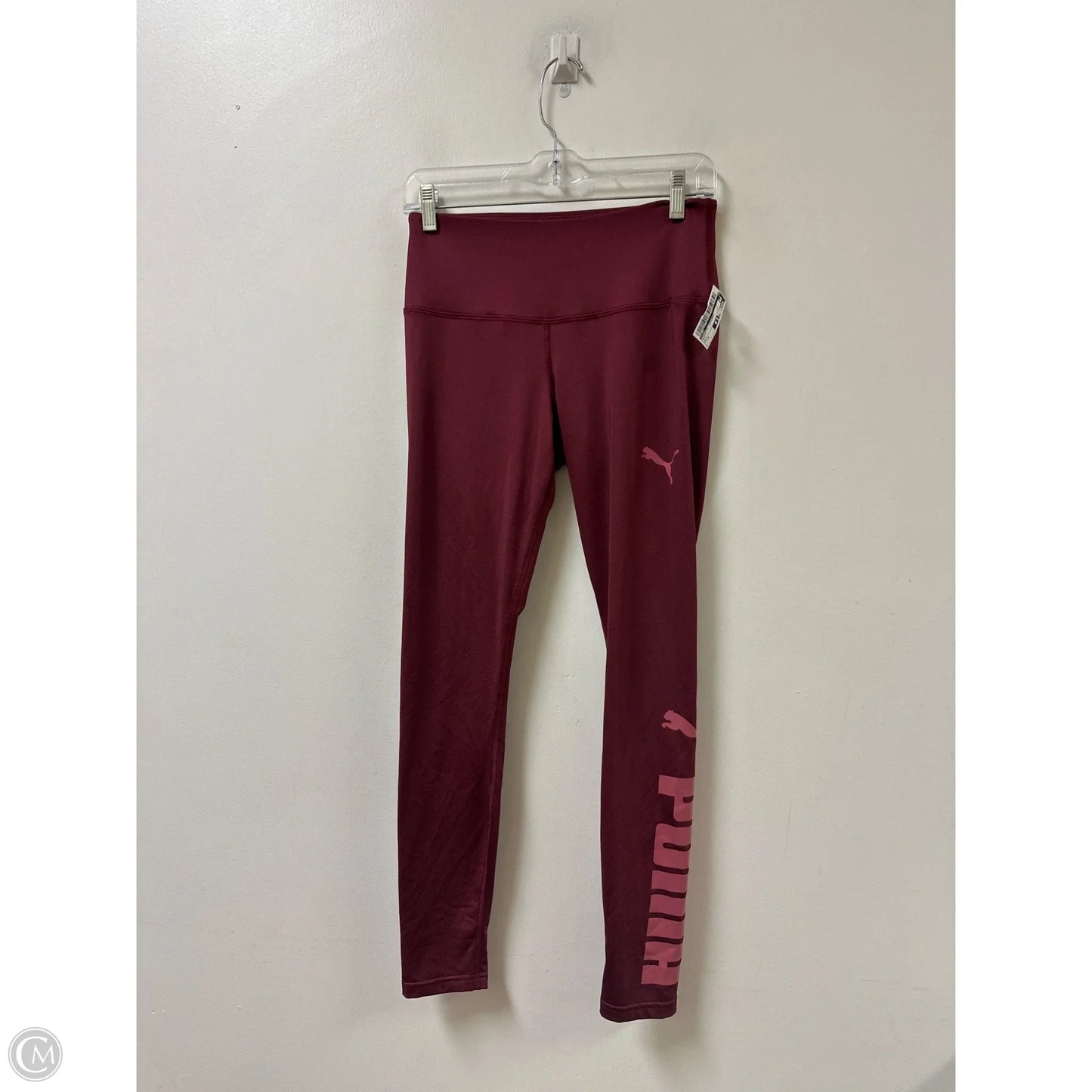 Athletic Leggings By Puma In Red, Size: S
