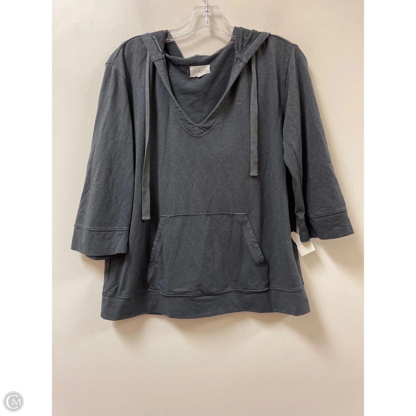 Sweatshirt Crewneck By Lou And Grey In Grey, Size: S