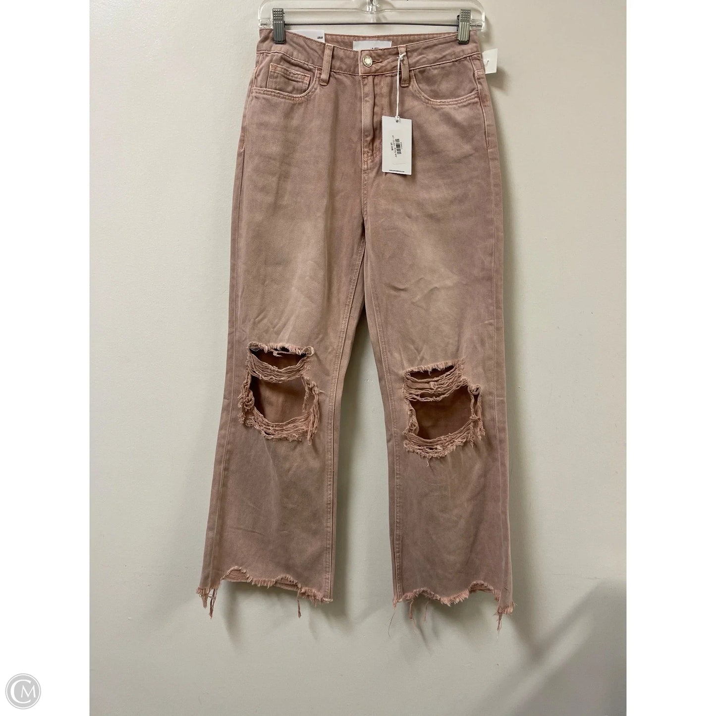 Jeans Flared By Vervet In Pink, Size: 2
