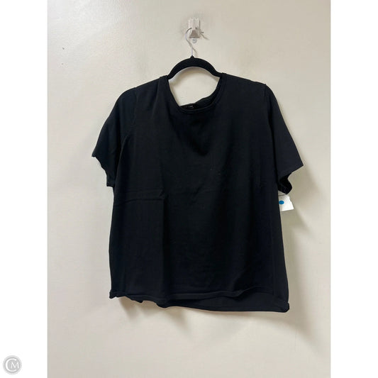 Top Short Sleeve By Jones New York In Black, Size: 2x