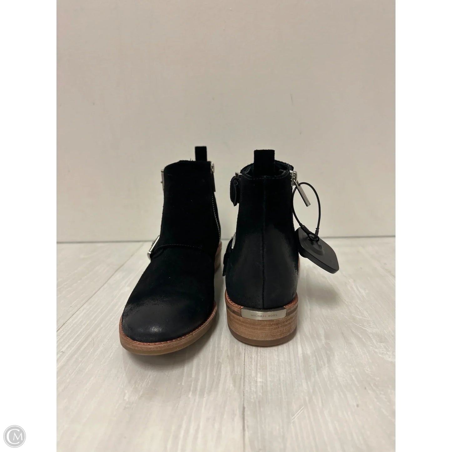 Boots Ankle Flats By Michael By Michael Kors In Black, Size: 5.5