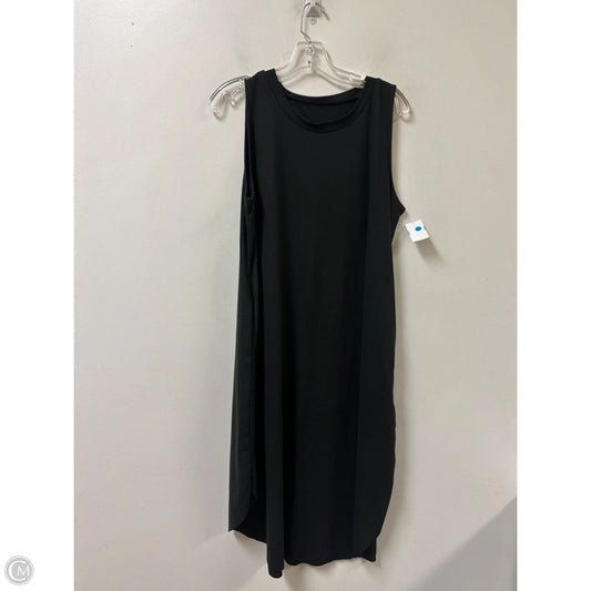 Dress Casual Midi By Clothes Mentor In Black, Size: Xl