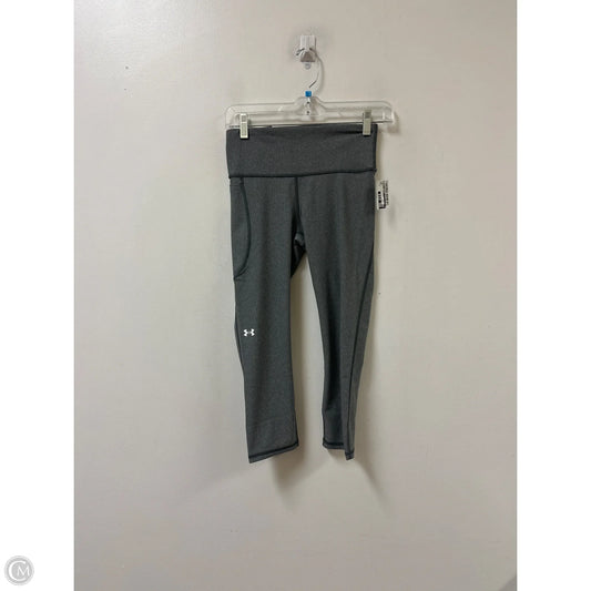 Athletic Leggings By Under Armour In Grey, Size: S