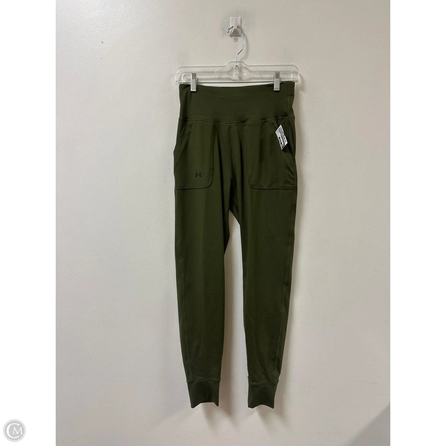 Athletic Leggings By Under Armour In Green, Size: S