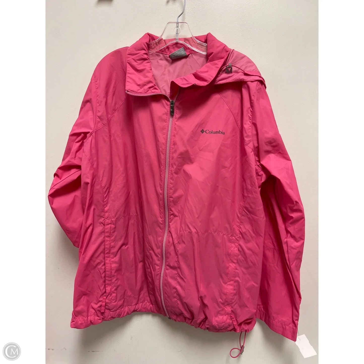 Jacket Windbreaker By Columbia In Pink, Size: 2x