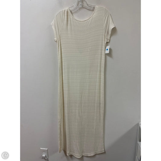Dress Casual Maxi By Soma In Cream, Size: Xs