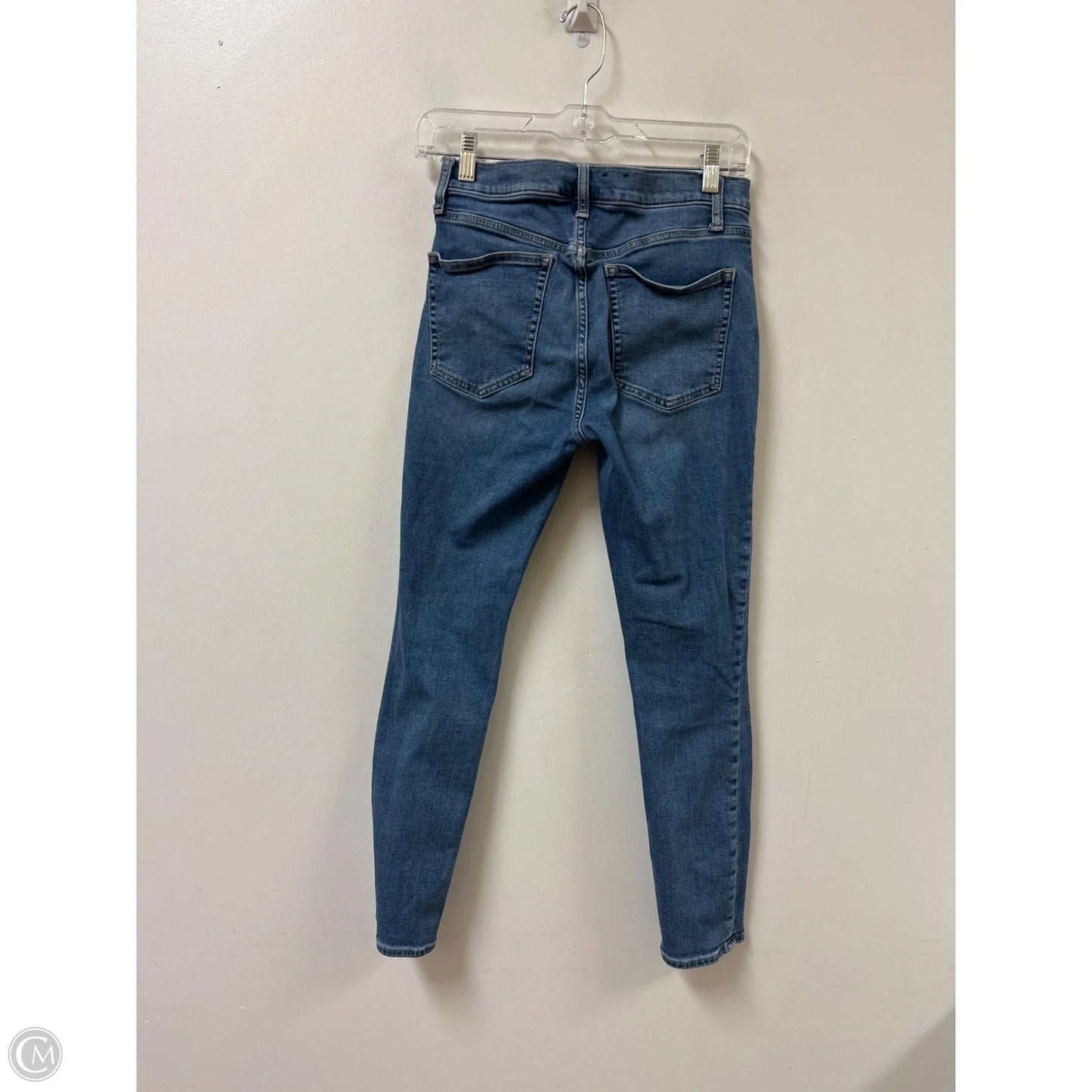 Jeans Skinny By Gap In Blue Denim, Size: 4