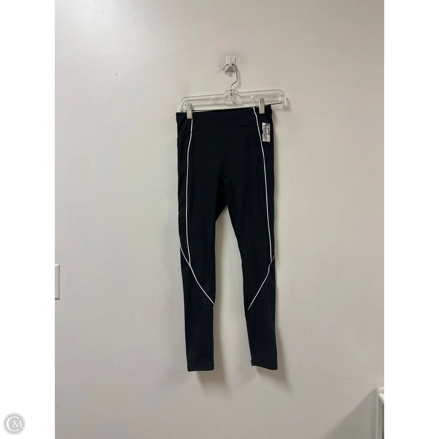Athletic Leggings By Fabletics In Black & White, Size: S
