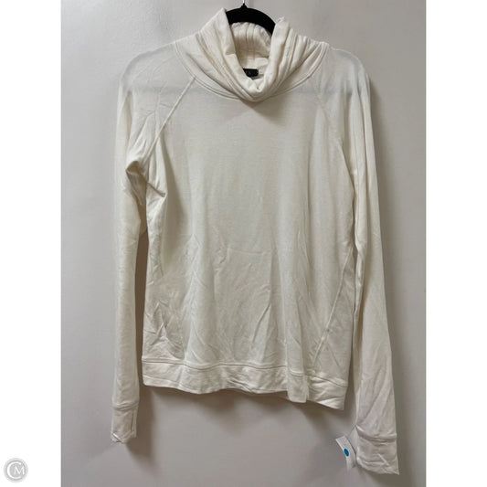 Sweatshirt Collar By Clothes Mentor In Cream, Size: S