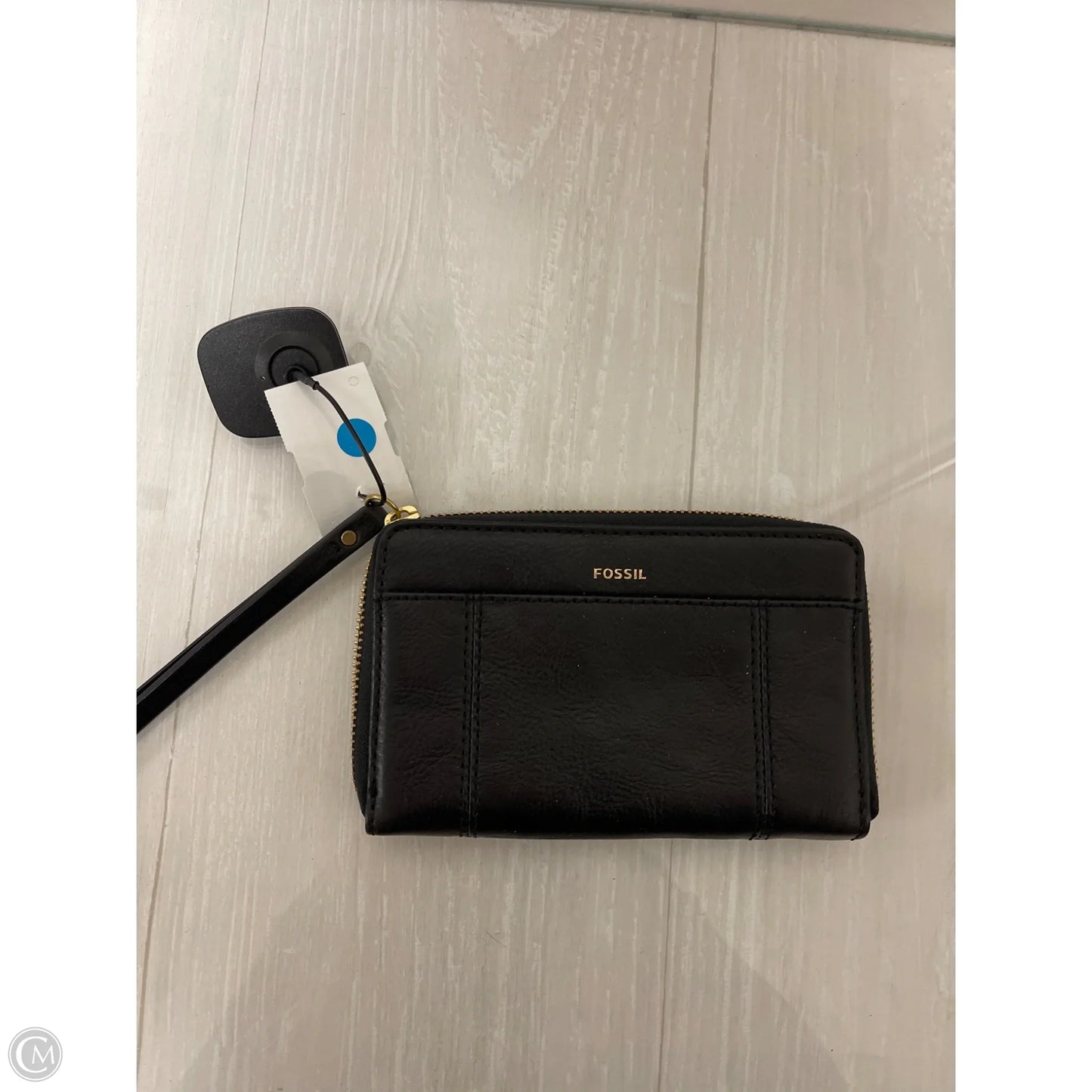 Wallet Leather By Fossil, Size: Medium