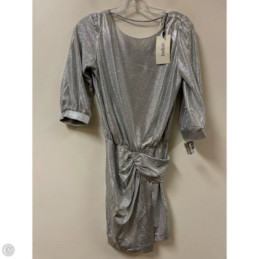 Dress Party Midi By Clothes Mentor In Silver, Size: Xs