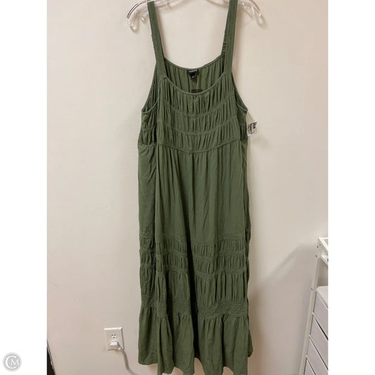 Dress Casual Maxi By Torrid In Green, Size: 2x