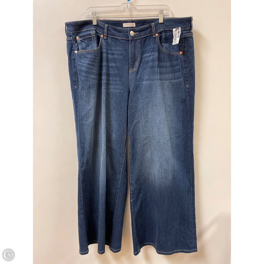 Jeans Wide Leg By Torrid In Blue Denim, Size: 20