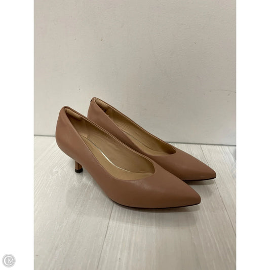 Shoes Heels Kitten By Clarks In Cream, Size: 8