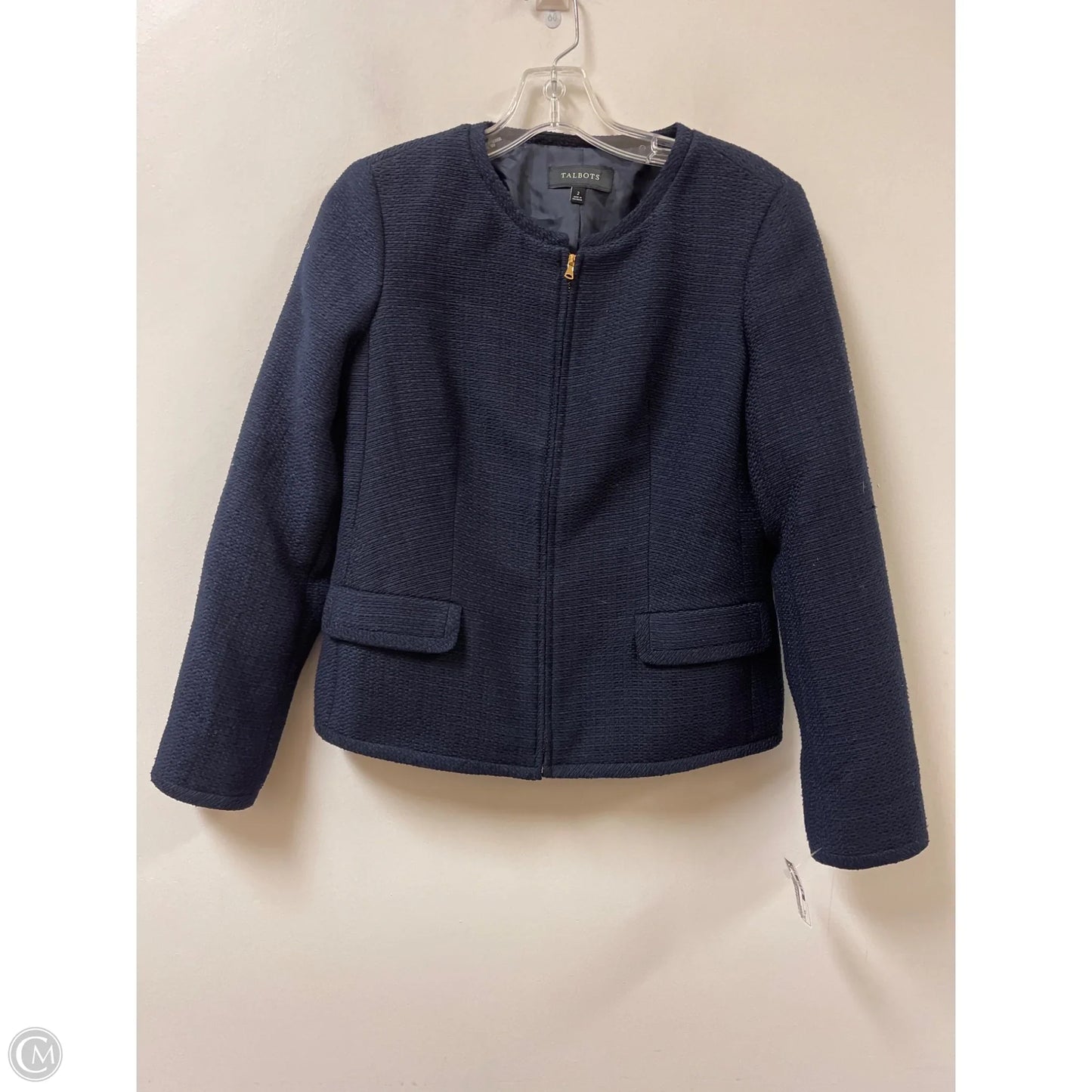 Blazer By Talbots In Navy, Size: Xs
