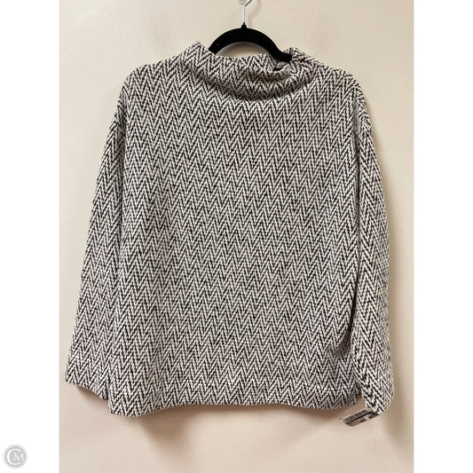 Sweater By Rafaella In Grey & White, Size: S