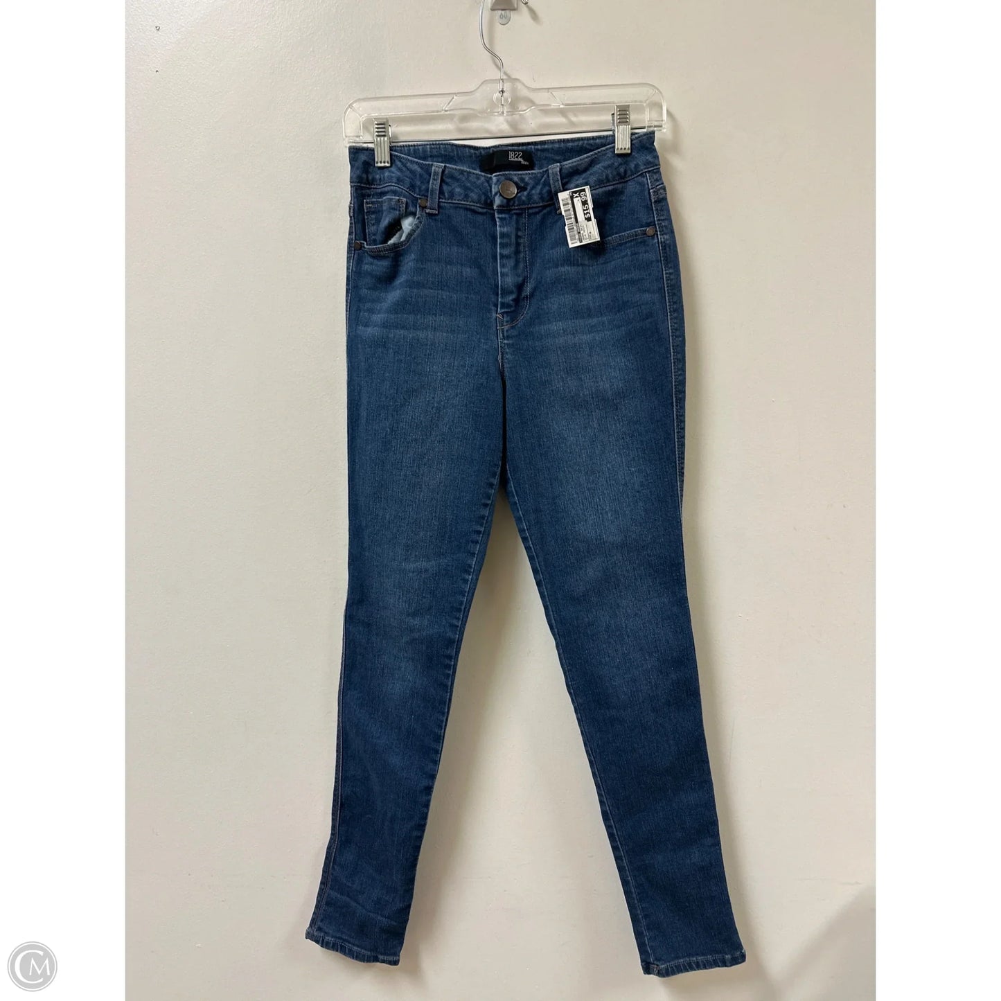 Jeans Skinny By 1822 Denim In Blue Denim, Size: 4