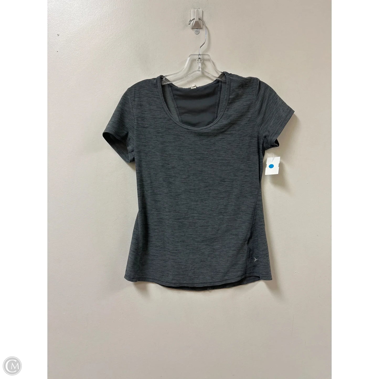 Athletic Top Short Sleeve By Old Navy In Grey, Size: S