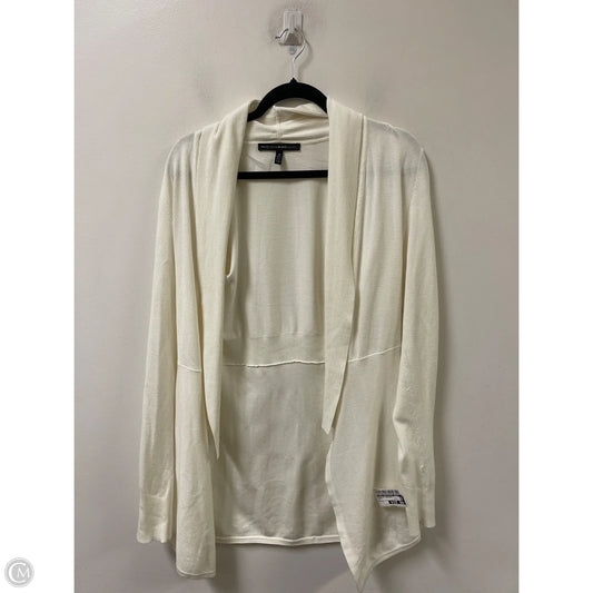 Sweater Cardigan By White House Black Market In White, Size: M