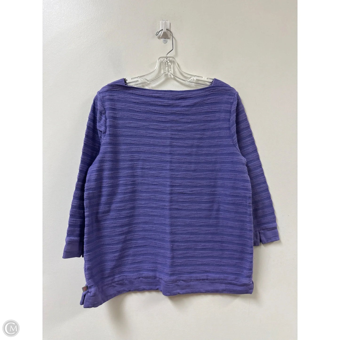 Top Long Sleeve By Talbots In Purple, Size: L