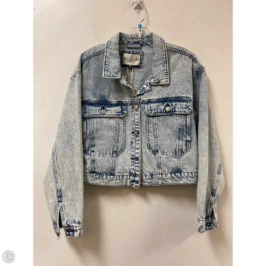 Jacket Denim By Clothes Mentor In Blue Denim, Size: Xl