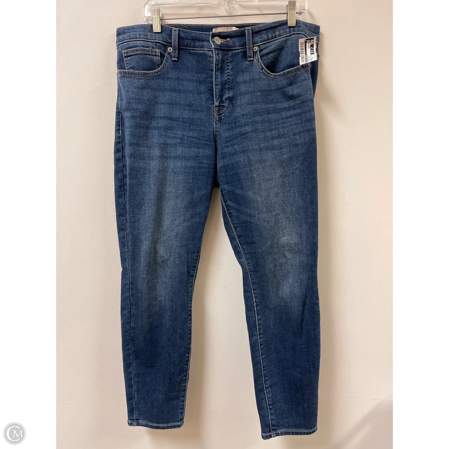 Jeans Skinny By Lucky Brand In Blue Denim, Size: 14