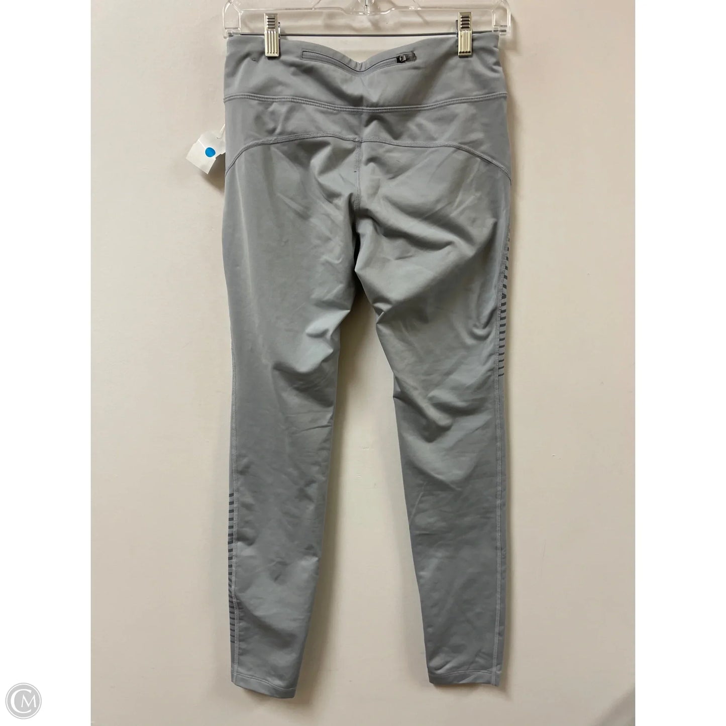 Athletic Leggings By Nike In Grey, Size: S