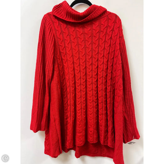 Sweater By Northstyle In Red, Size: 3x