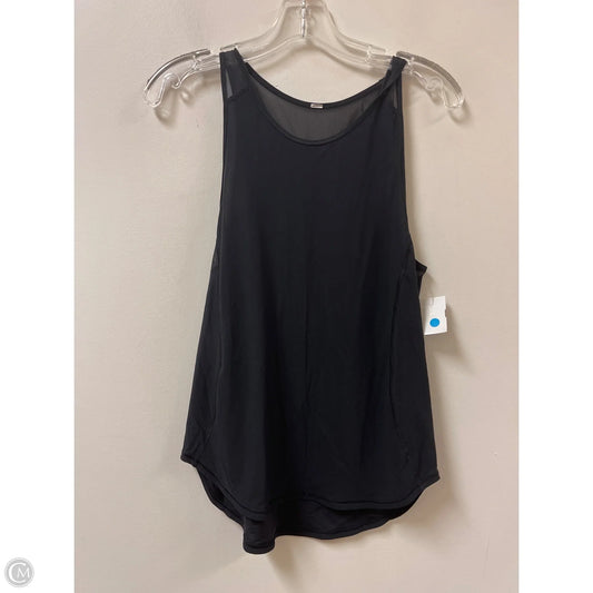 Athletic Tank Top By Lululemon In Black, Size: M