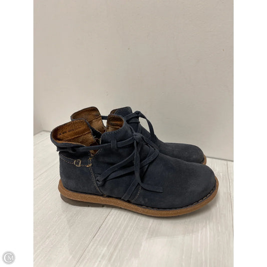Boots Ankle Flats By Born In Navy, Size: 7.5