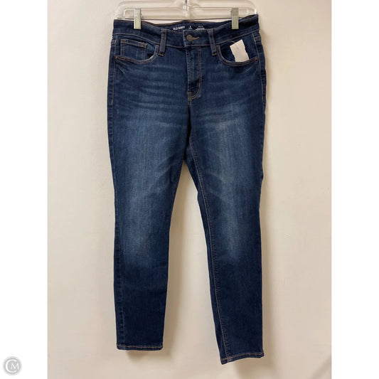 Jeans Skinny By Old Navy In Blue Denim, Size: 8