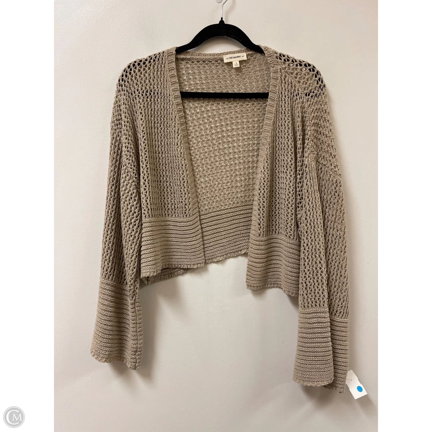 Sweater Cardigan By Ee Some In Brown, Size: S