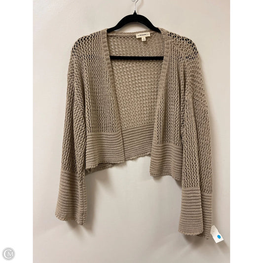 Sweater Cardigan By Ee Some In Brown, Size: S