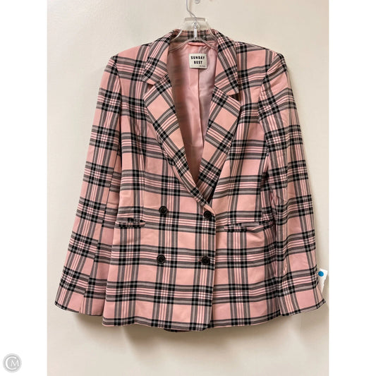 Blazer By Sunday Best In Black & Pink, Size: S