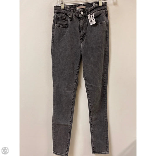 Jeans Skinny By Levis In Grey Denim, Size: 2