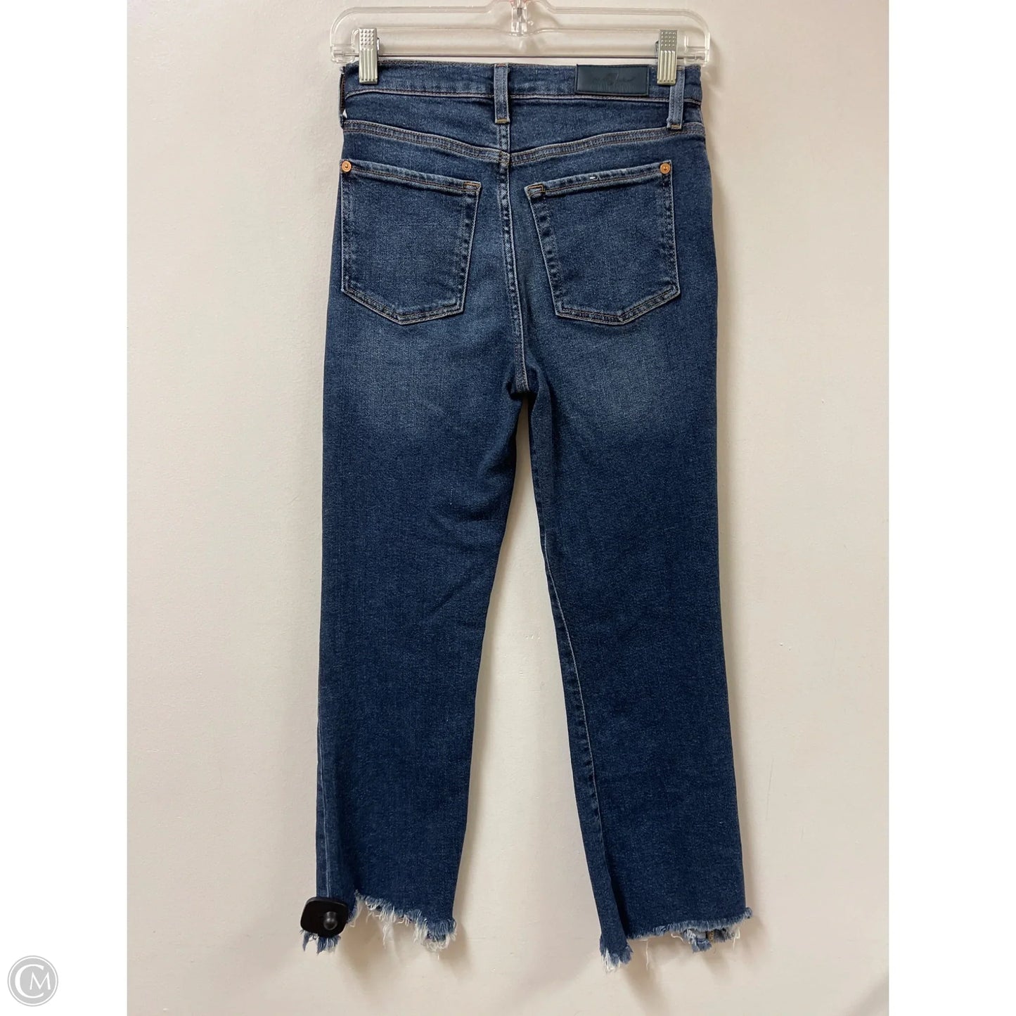 Jeans Cropped By 7 For All Mankind In Blue Denim, Size: 2