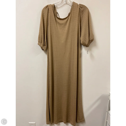 Dress Casual Maxi By Easel In Brown, Size: S