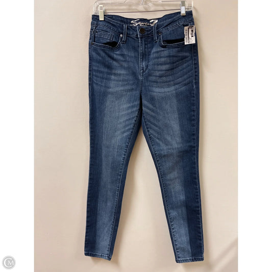 Jeans Skinny By Seven 7 In Blue Denim, Size: 8