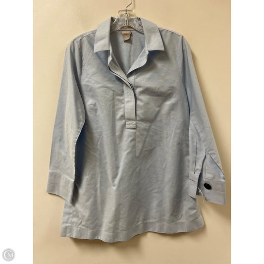 Tunic Long Sleeve By Chicos In Blue, Size: S